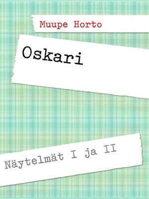 cover image of Oskari